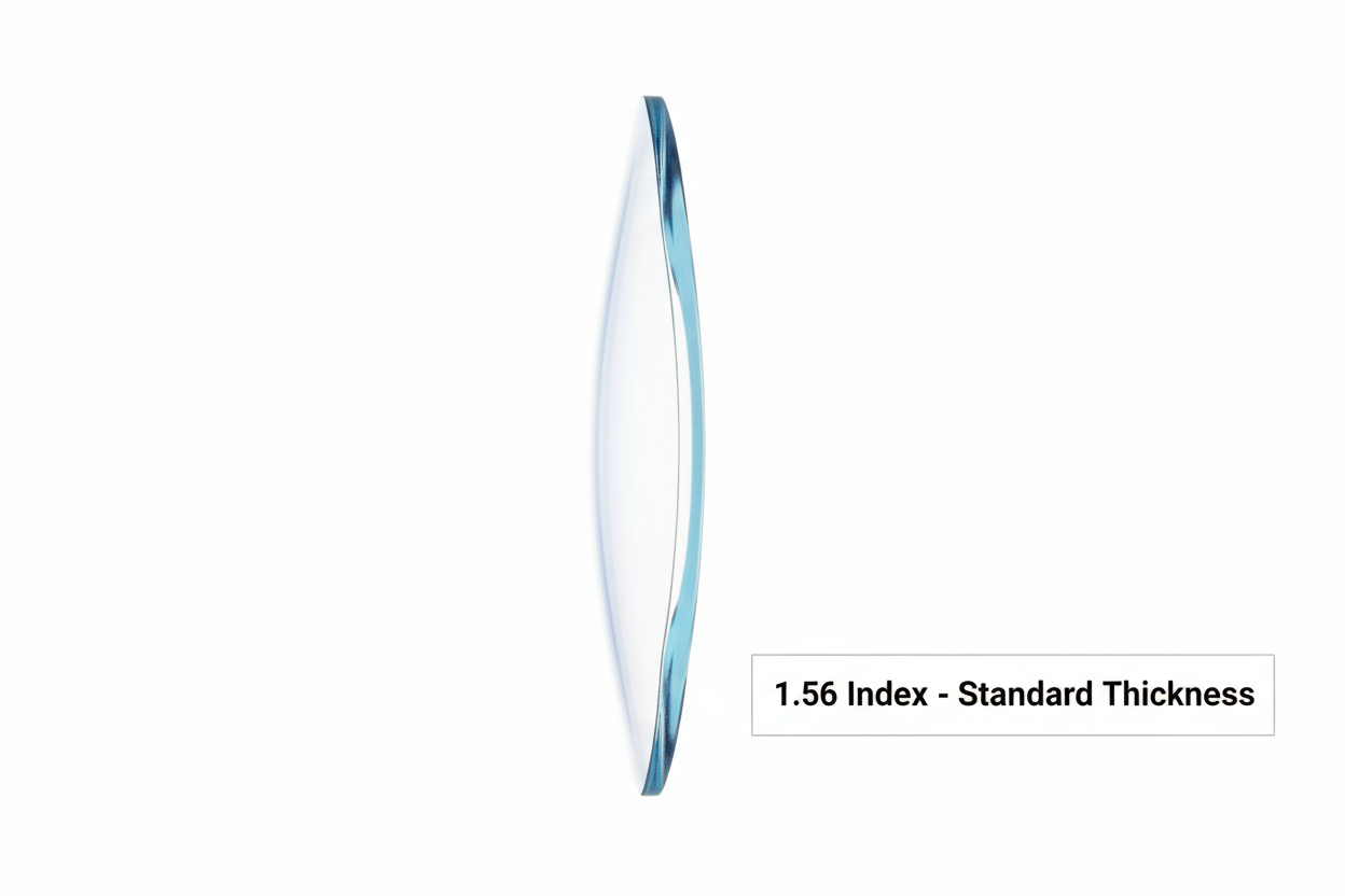 Lentes para gafas con índice 1,56 (transparentes/bloqueantes de luz azul)