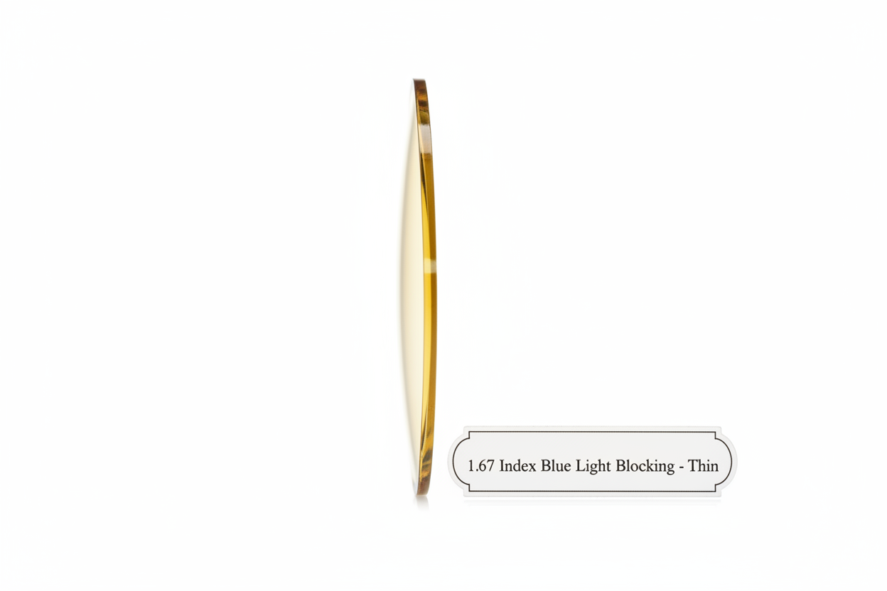 1.67 Index Bluelight Blocking Lens