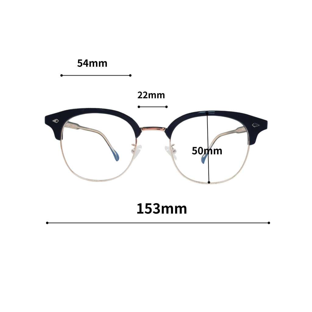 Semi-rimless Frame