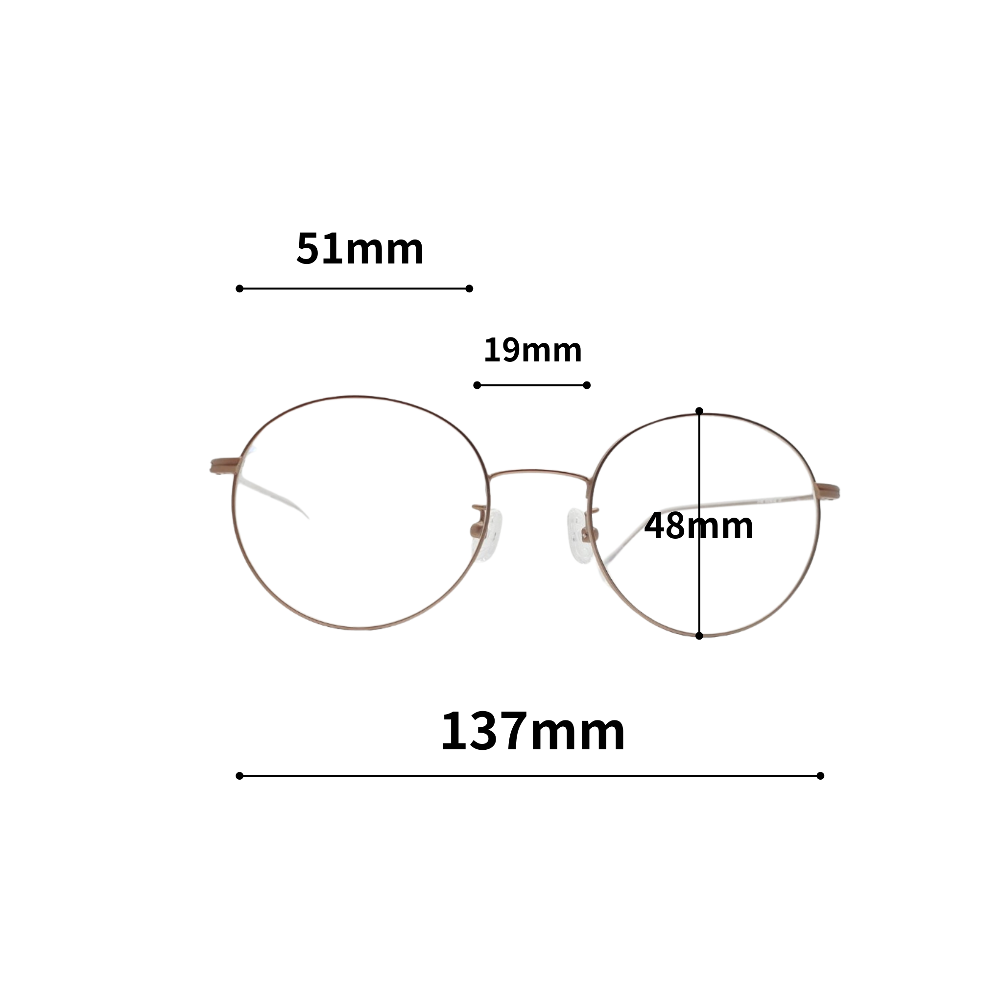 Lightweight Monel Round Frame