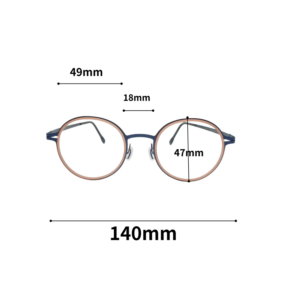 Wagner Premium Metal Frame (Brown & Blue)
